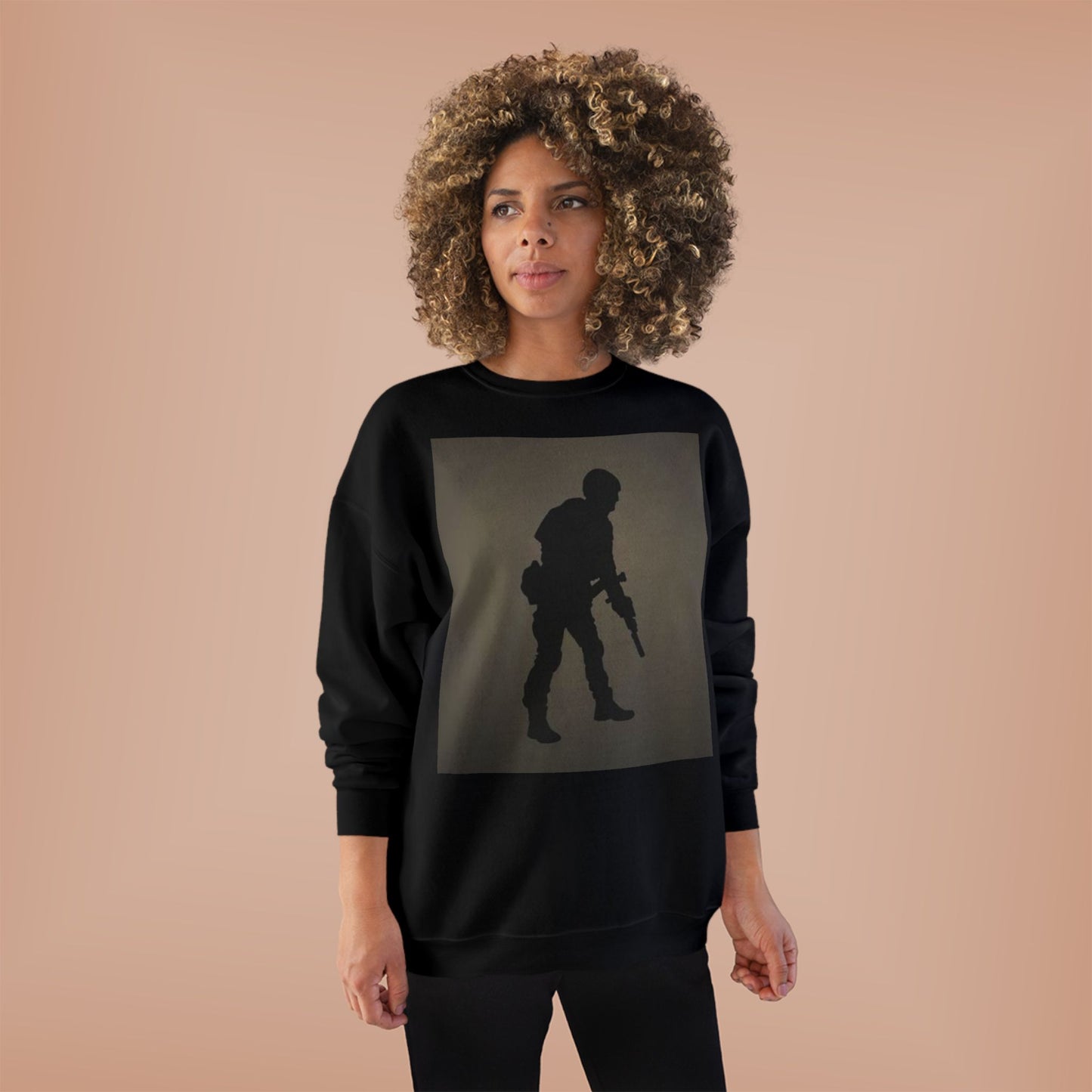 Unisex EcoSmart® Crewneck Sweatshirt - Military Inspired Design