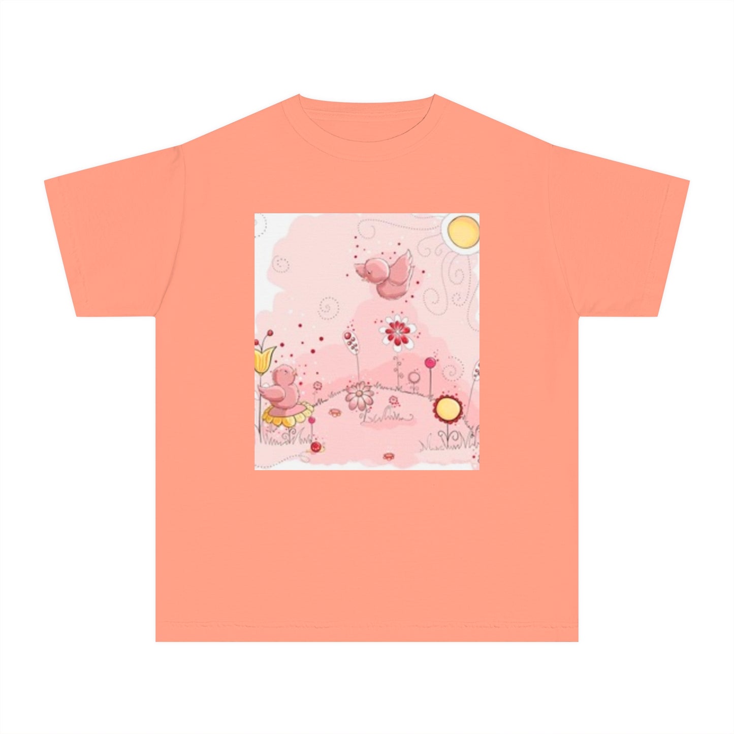 Fun Dinosaur Youth Midweight Tee for Boys and Girls - Perfect for Play and Adventures