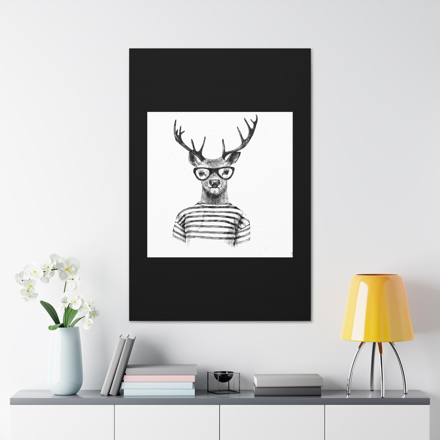 Whimsical Deer Canvas Gallery Wraps - Unique Home Decor for Animal Lovers