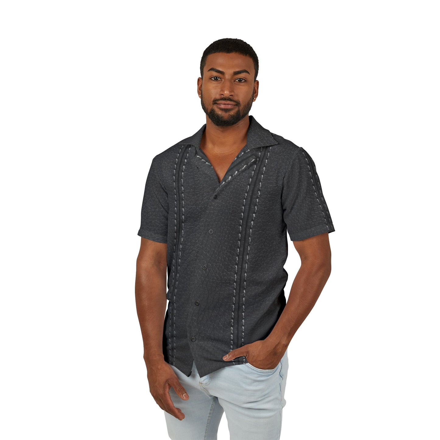 Stylish Men's Hawaiian Camp Shirt - Perfect for Summer Adventures