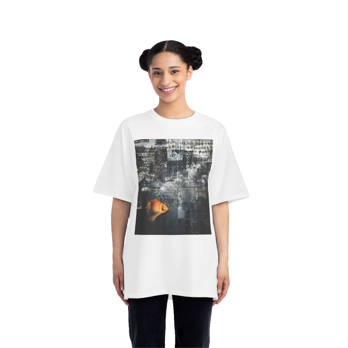 Artistic Goldfish Short-Sleeve T-Shirt for Creative Souls