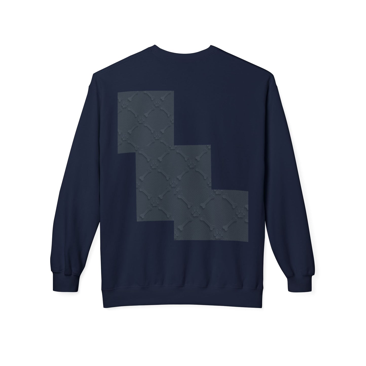 Minimalist Pet-Themed Crewneck Sweatshirt for Animal Lovers