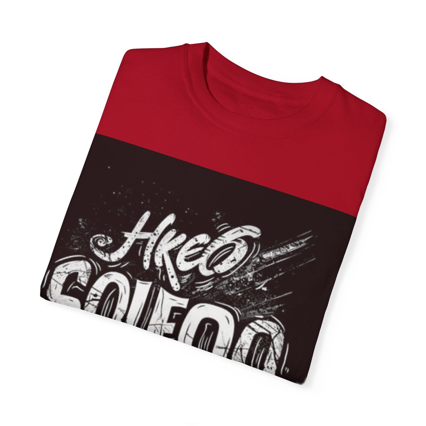 Unisex Garment-Dyed T-Shirt - Retro Squeal Graphic Tee