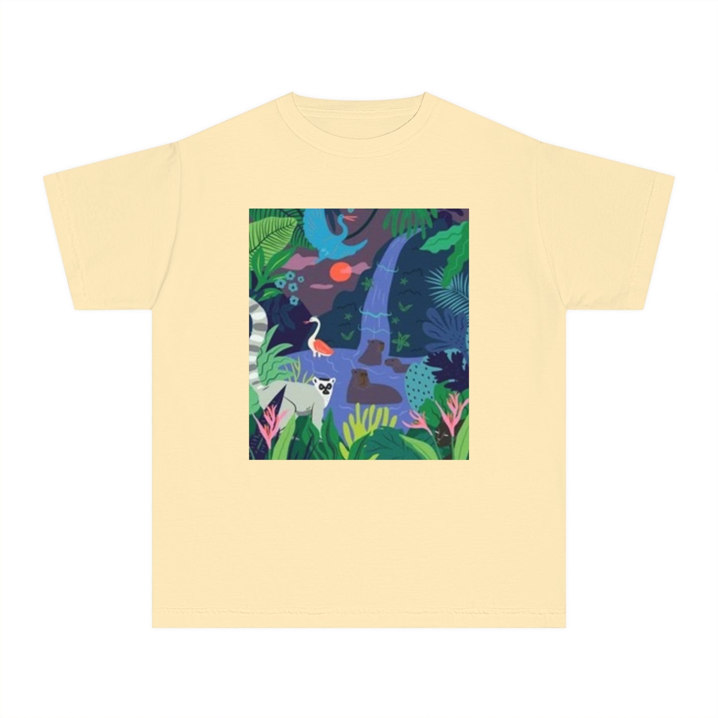 Colorful Jungle Adventure Youth Tee