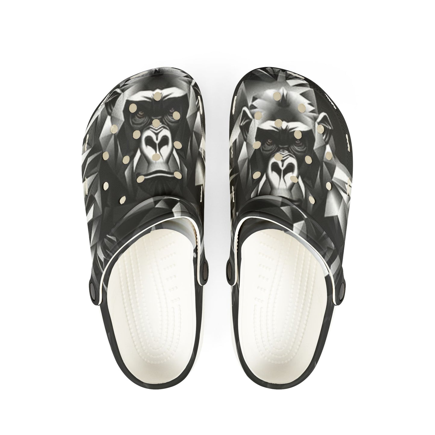 Gorilla Graphic EVA Foam Clogs for Casual Comfort