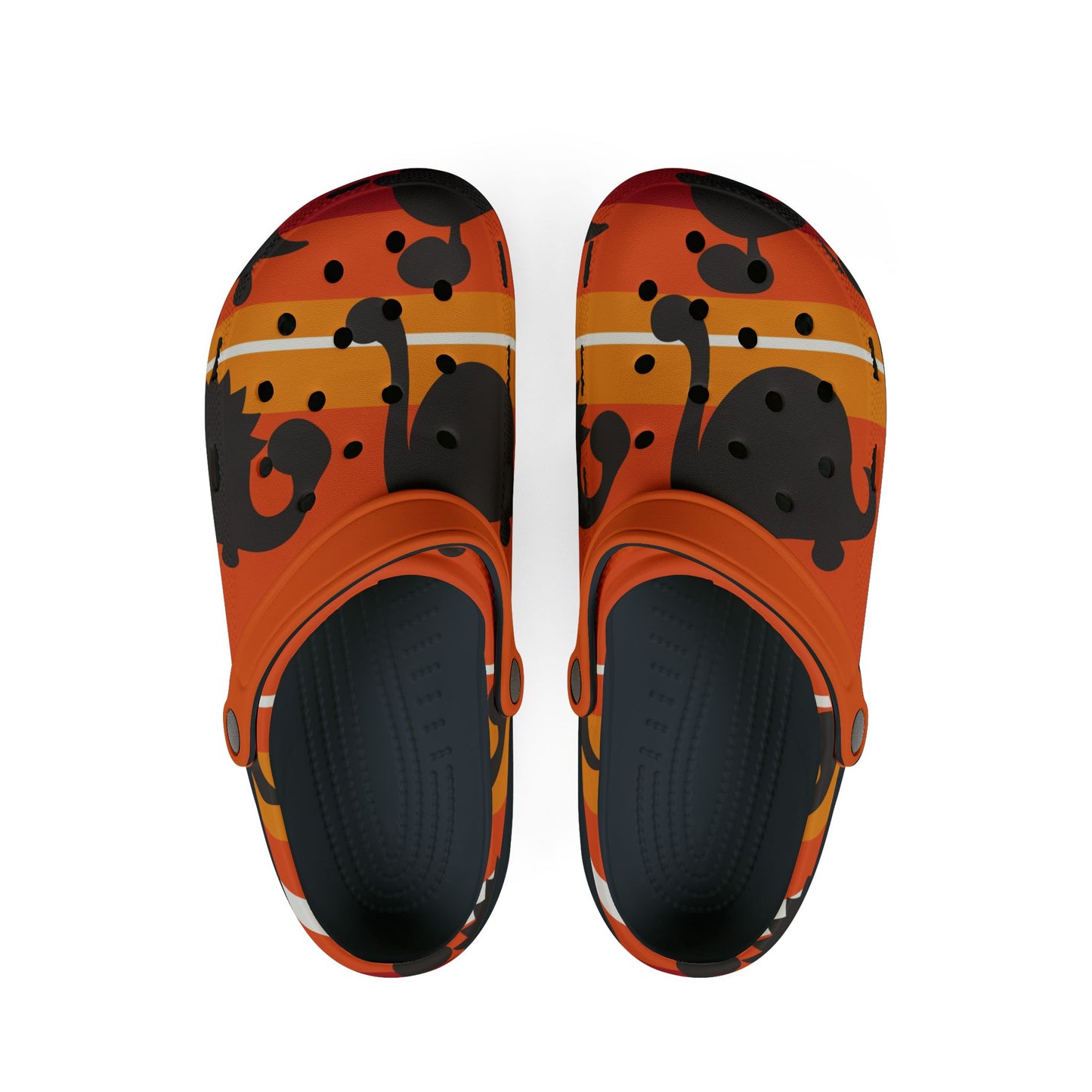 Colorful EVA Foam Rubber Shoes with Fun Pattern - Perfect for Summer Adventures!