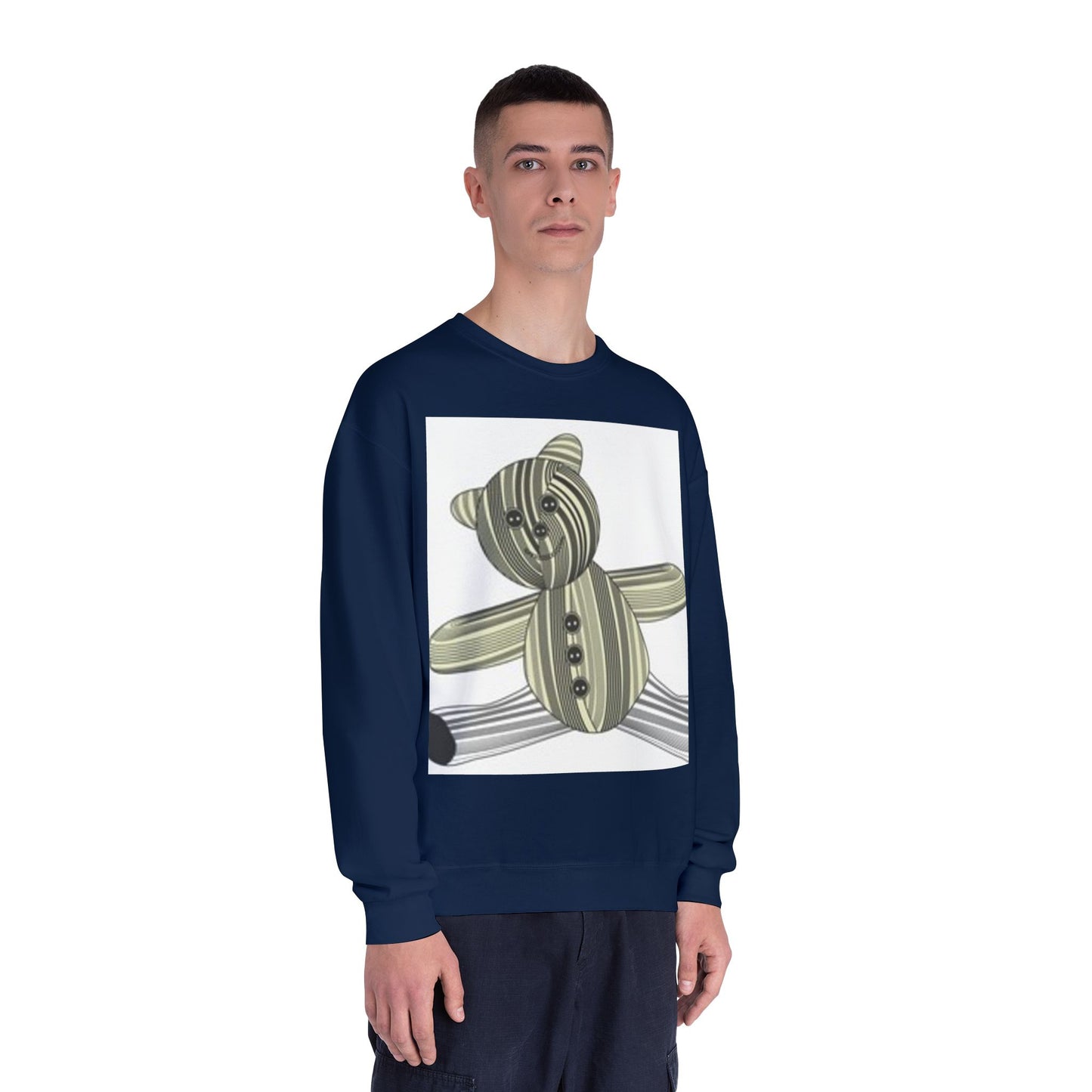 Cozy Teddy Bear Graphic Sweatshirt - Perfect for All Ages