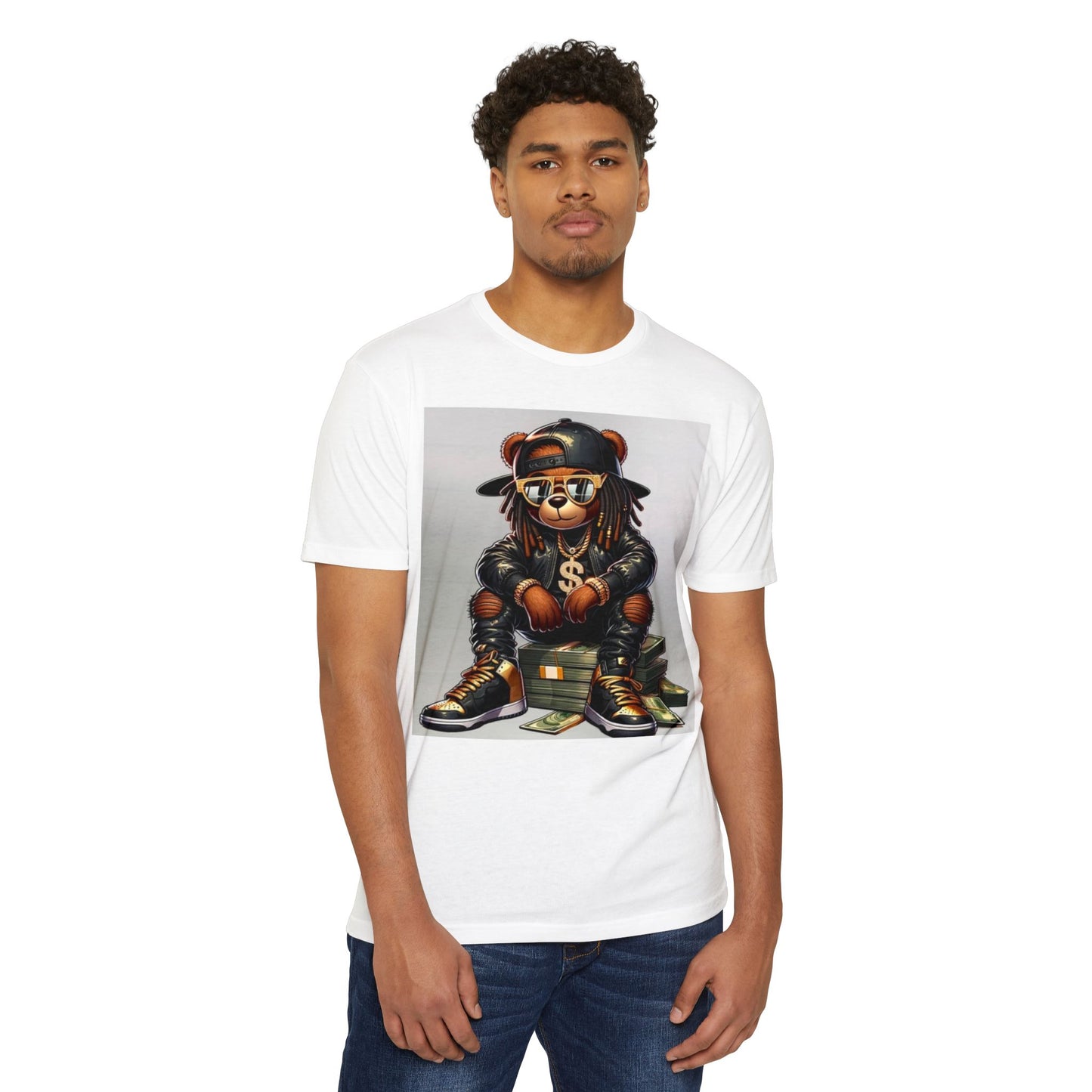 Cool Graffiti Bear Unisex T-Shirt - Colorful Street Art Inspired Tee