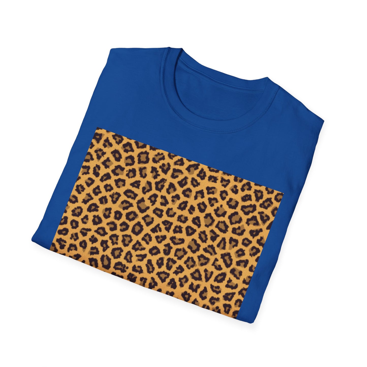Leopard Print Unisex Softstyle T-Shirt - Trendy Casual Wear
