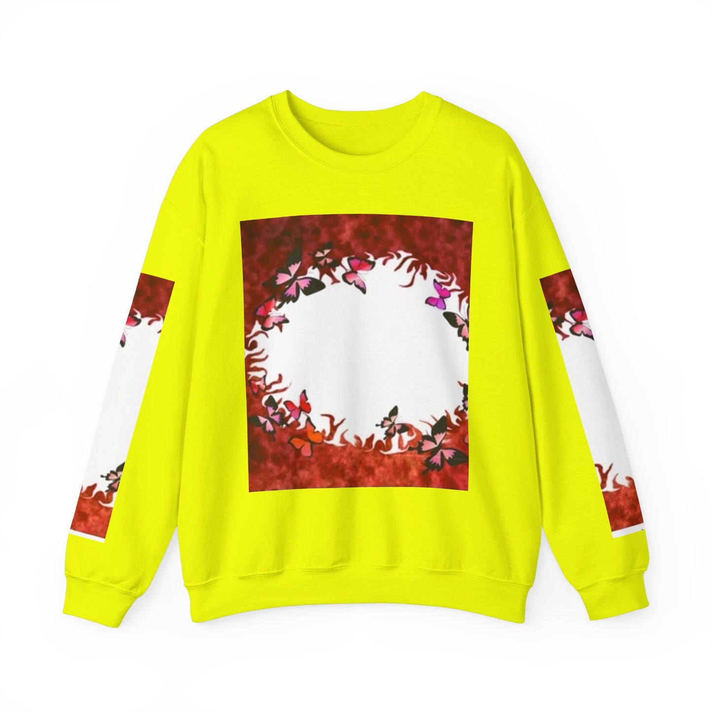 Floral Nature Crewneck Sweatshirt - Cozy Unisex Pullover for Nature Lovers