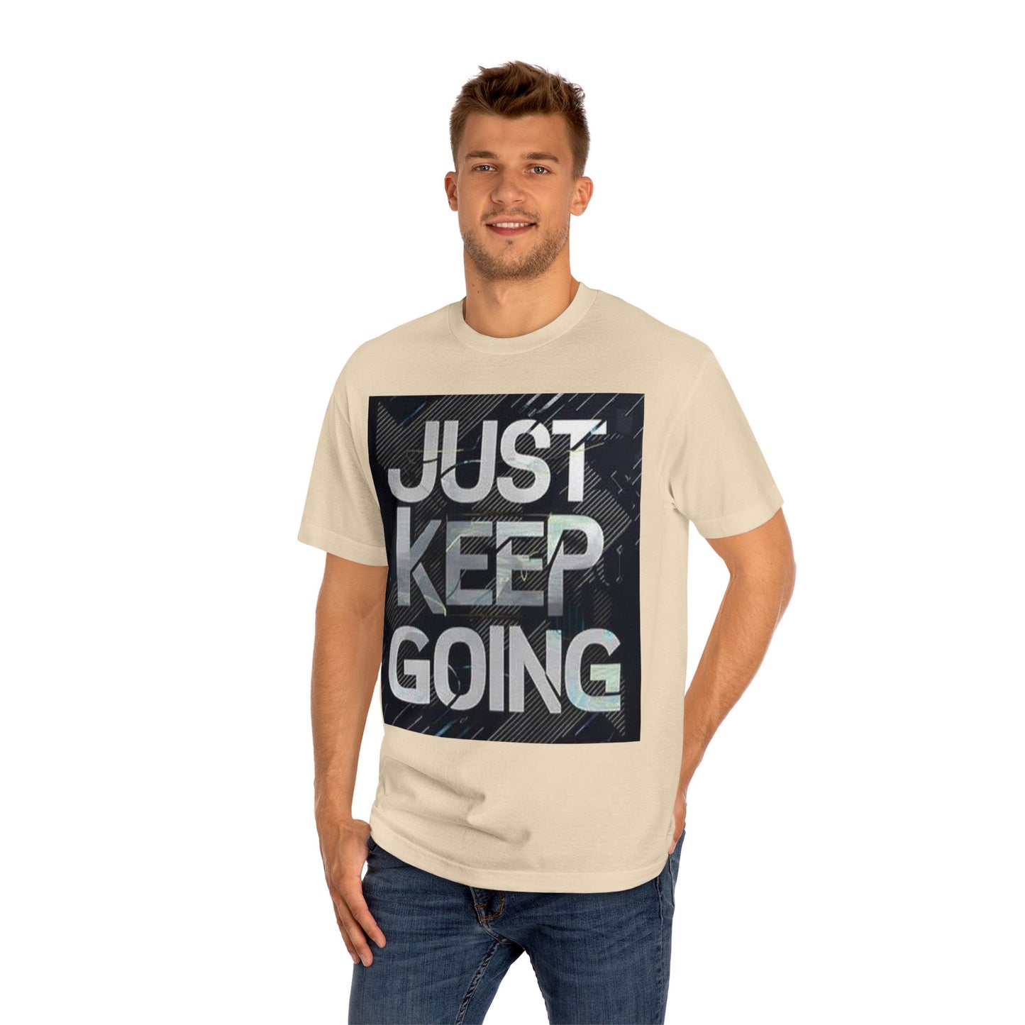 Motivational Unisex Classic Tee - Just Keep Going