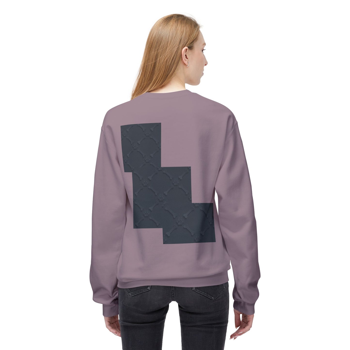 Minimalist Pet-Themed Crewneck Sweatshirt for Animal Lovers