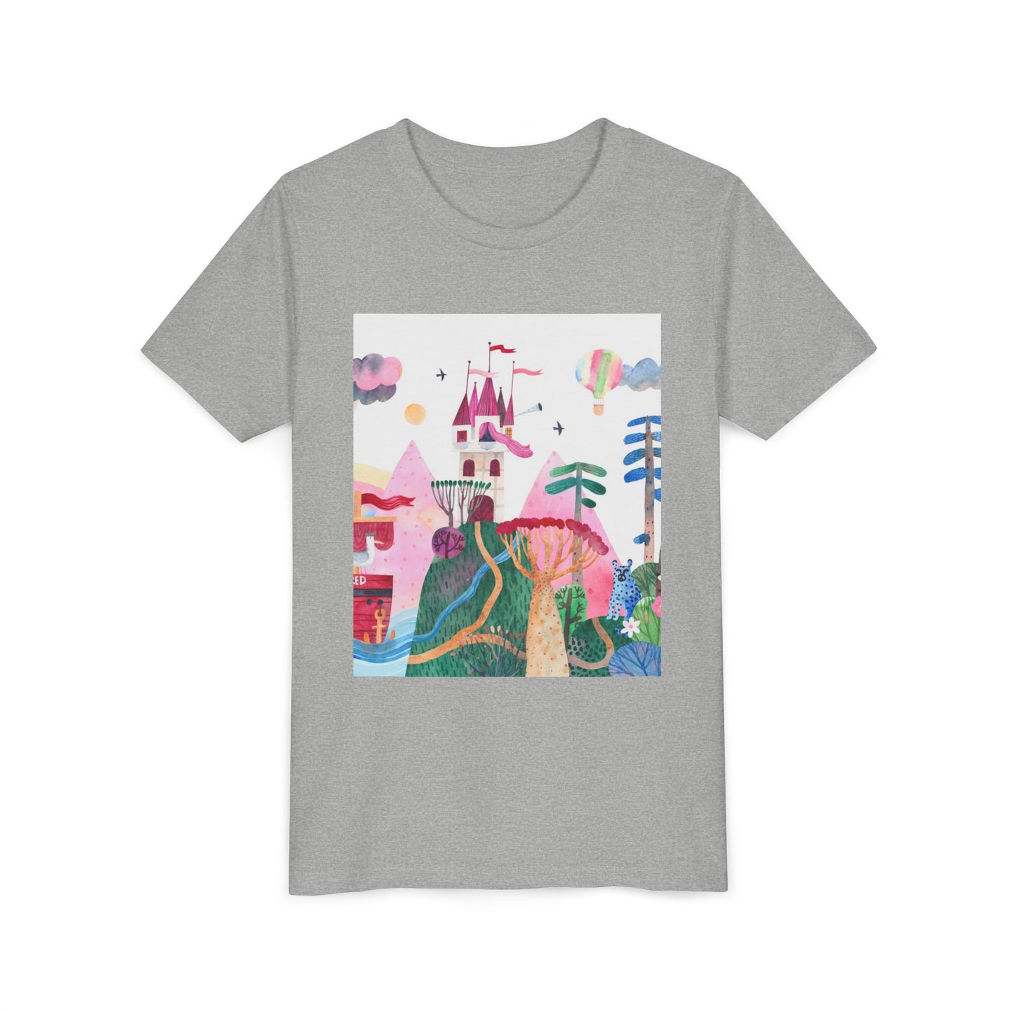 Mermaid Dreams Youth Tee - Cute Short Sleeve T-Shirt for Girls