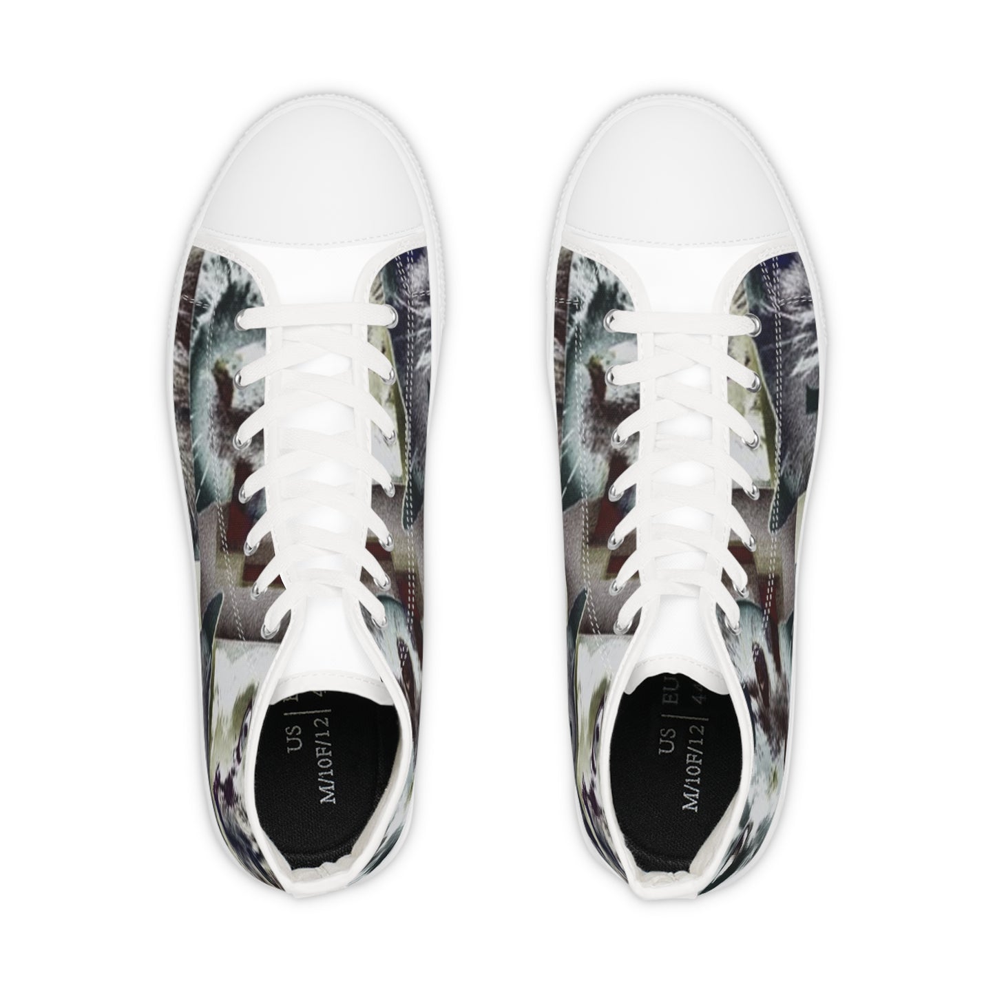 Cat-Themed High Top Sneakers for Animal Lovers