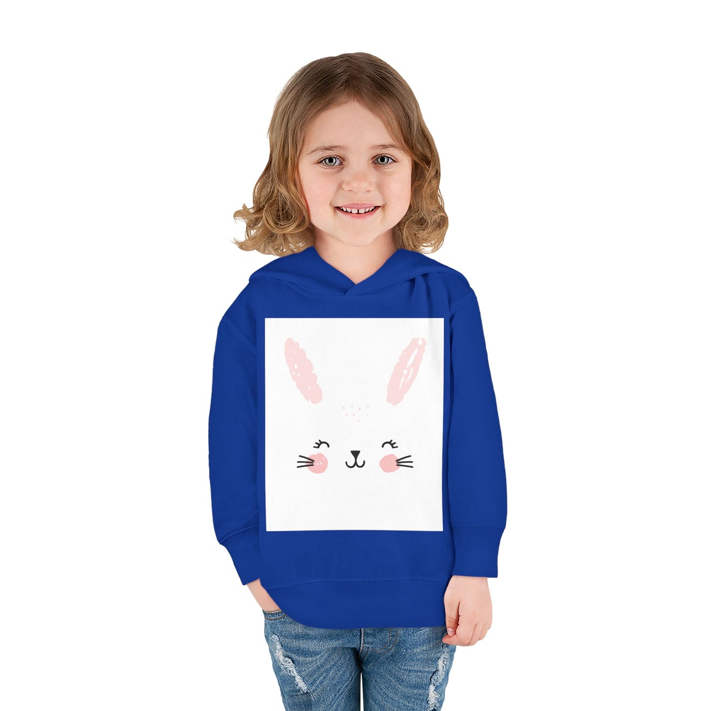 Cute Bunny Hoodie for Toddlers - Cozy Fleece Pullover
