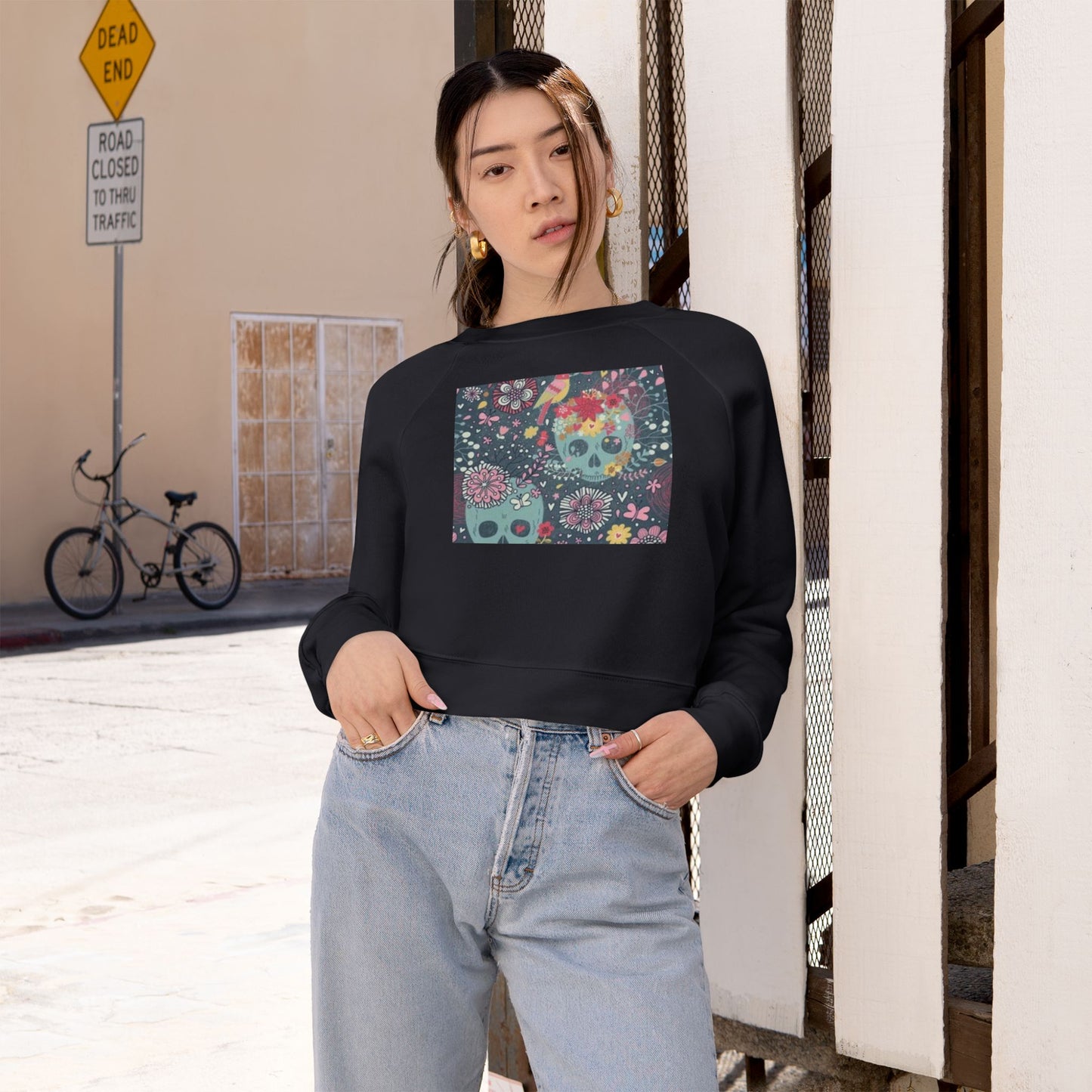 Women's Cropped Fleece Pullover