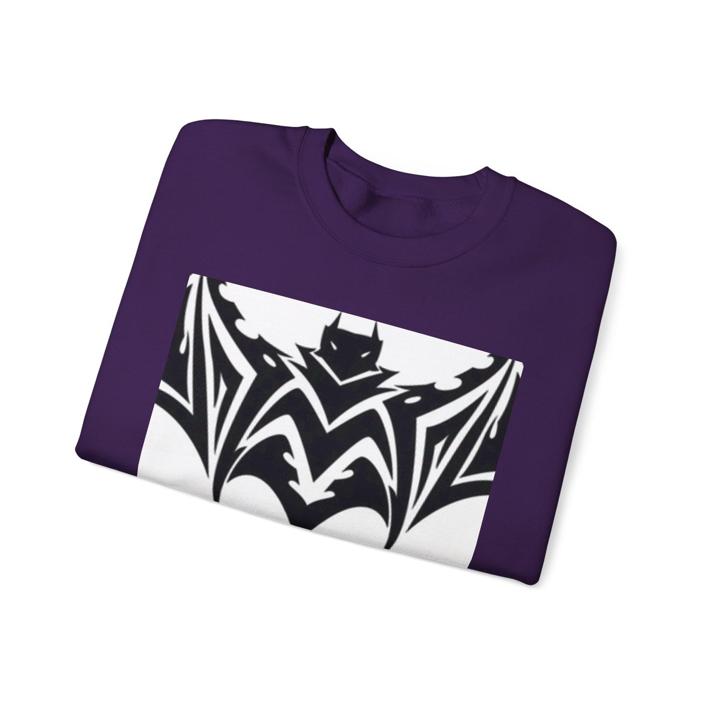 Gothic Bat Sweatshirt - Unisex Crewneck for Halloween & Casual Wear