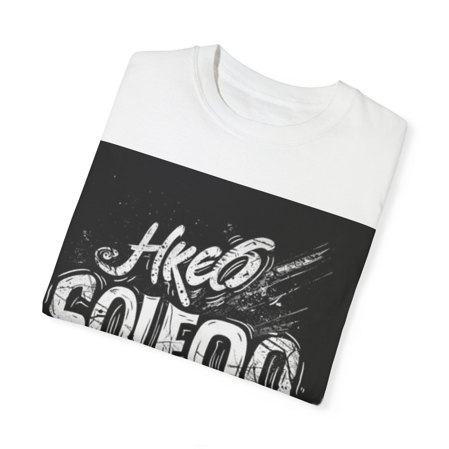 Unisex Garment-Dyed T-Shirt - Retro Squeal Graphic Tee
