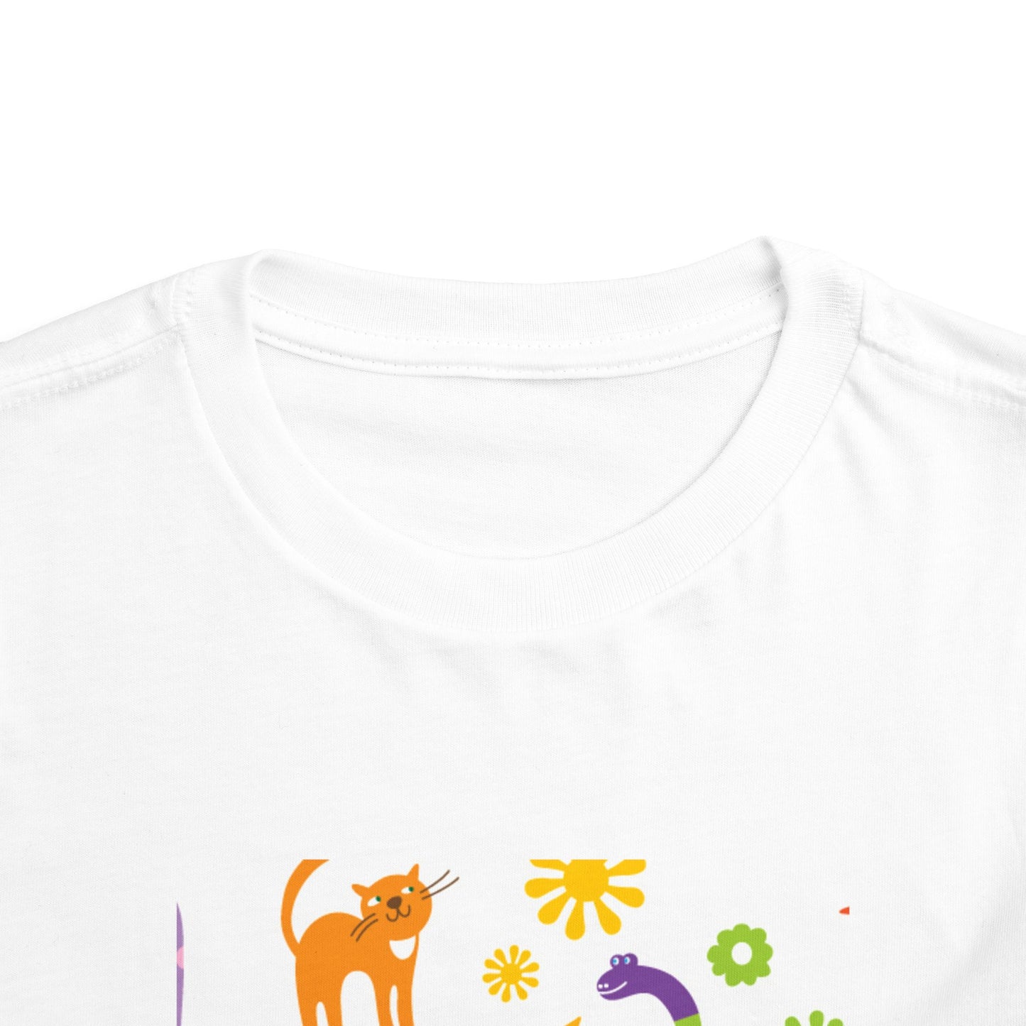 Playful Toddler Tee with Fun Animal Prints