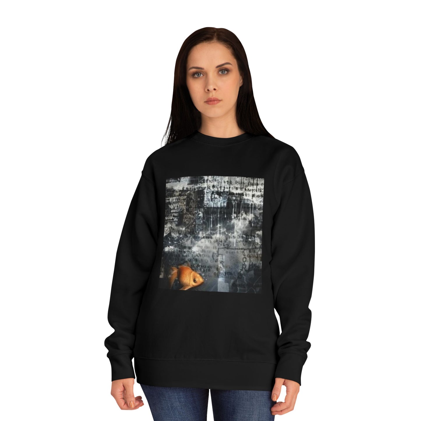 Roaring Lion Unisex Crew Sweatshirt - Bold Art for Animal Lovers