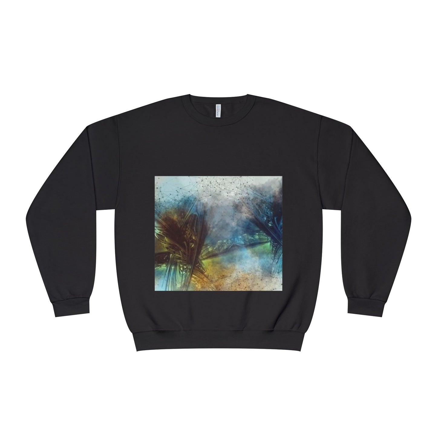 Tranquil Abstract Unisex Crewneck Sweatshirt - Cozy & Artistic