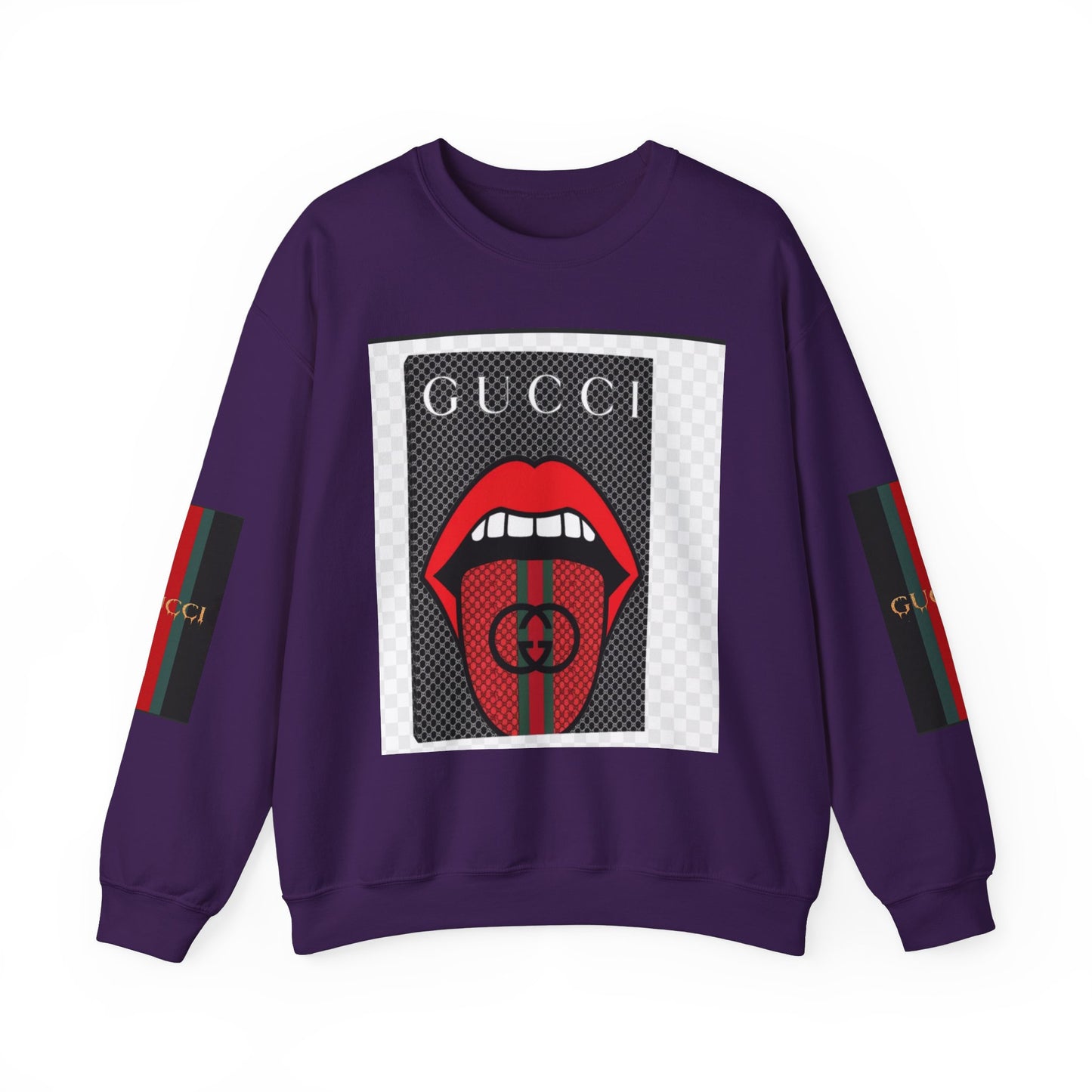 Gucci Inspired Unisex Heavy Blend Crewneck Sweatshirt - Bold Graphic Design