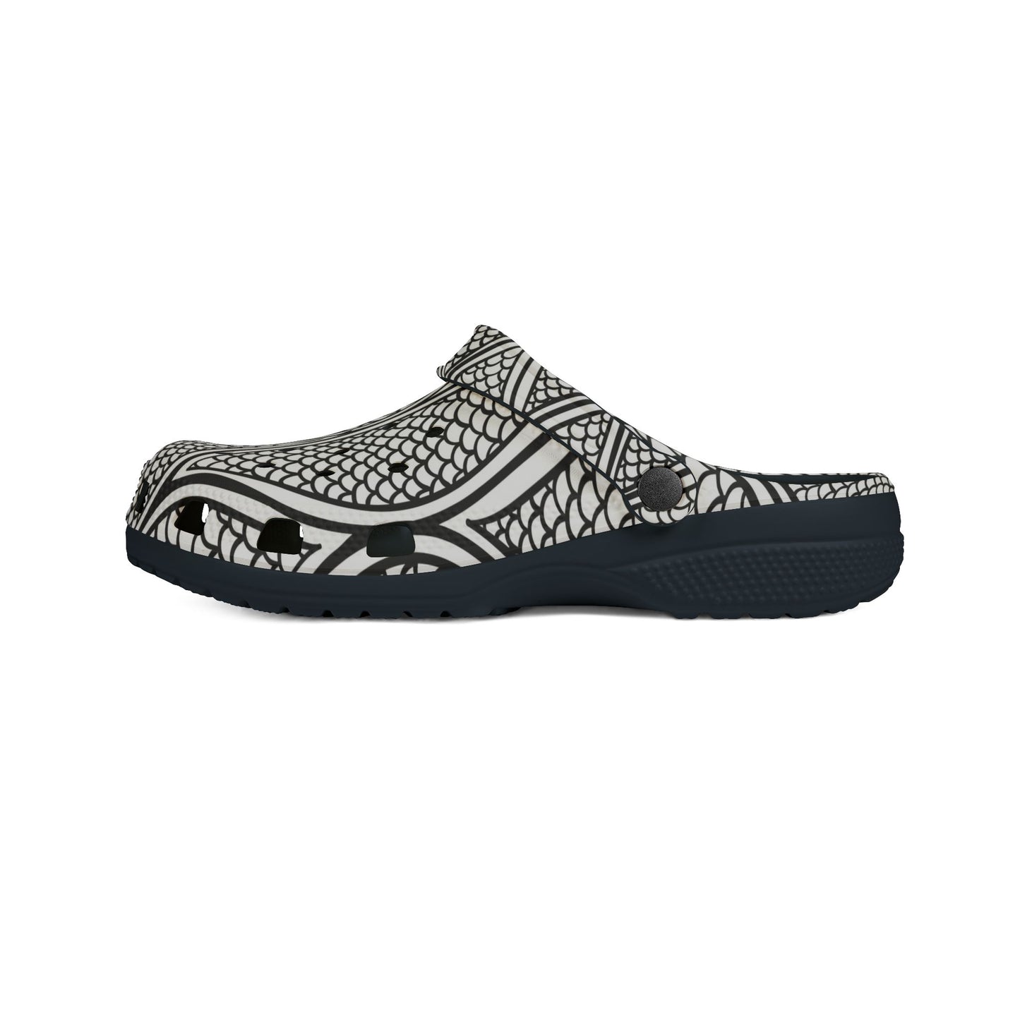 Stylish EVA Foam Rubber Shoes with Fish Scale Design