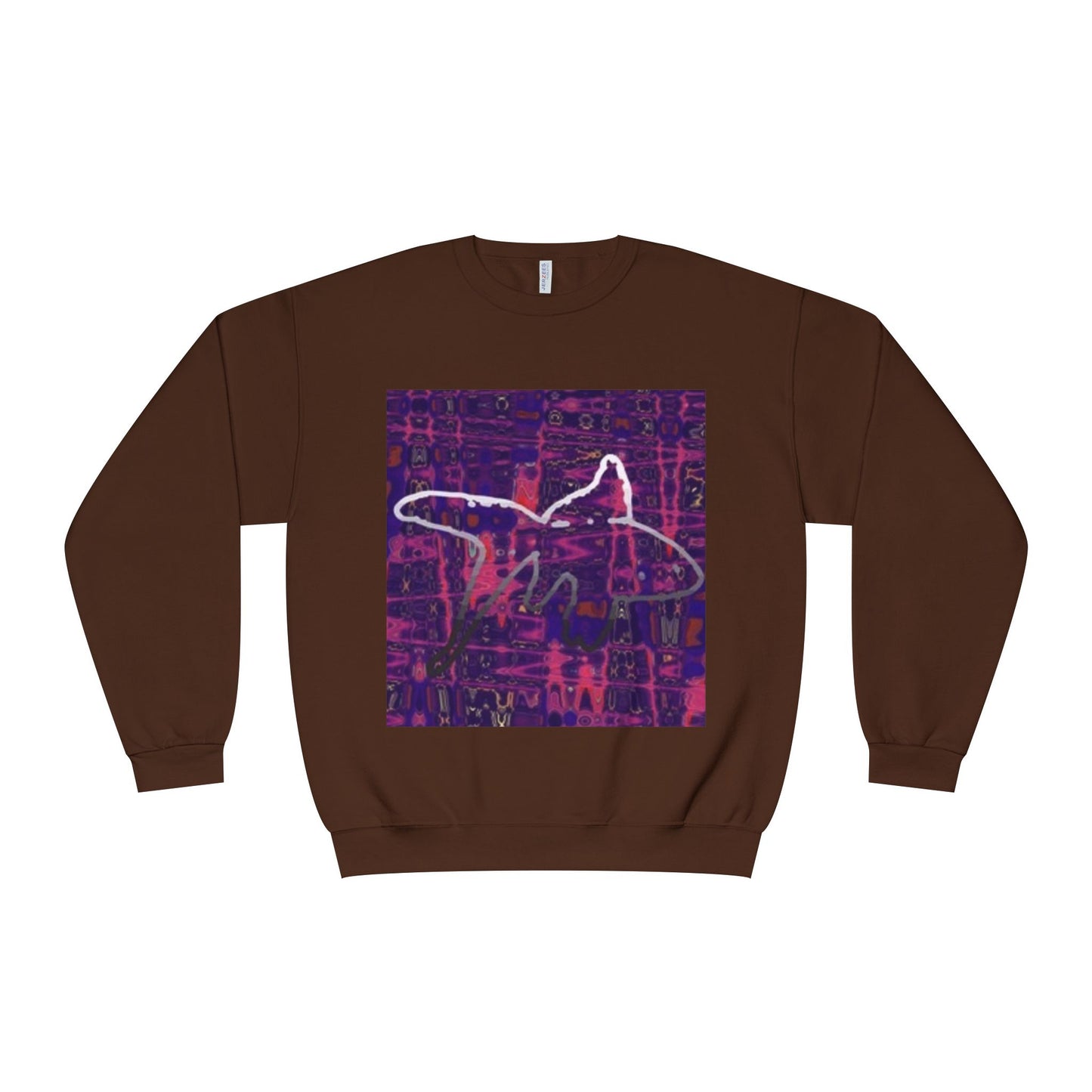 Artistic Crewneck Sweatshirt - Unisex Abstract Design for Cozy Comfort