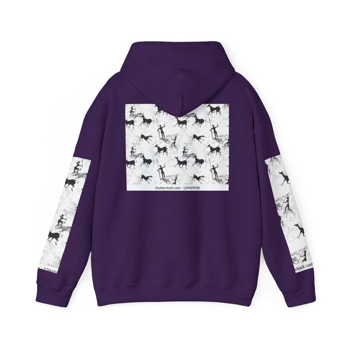 Unisex Heavy Blend Hooded Sweatshirt - Equestrian-Inspired Design