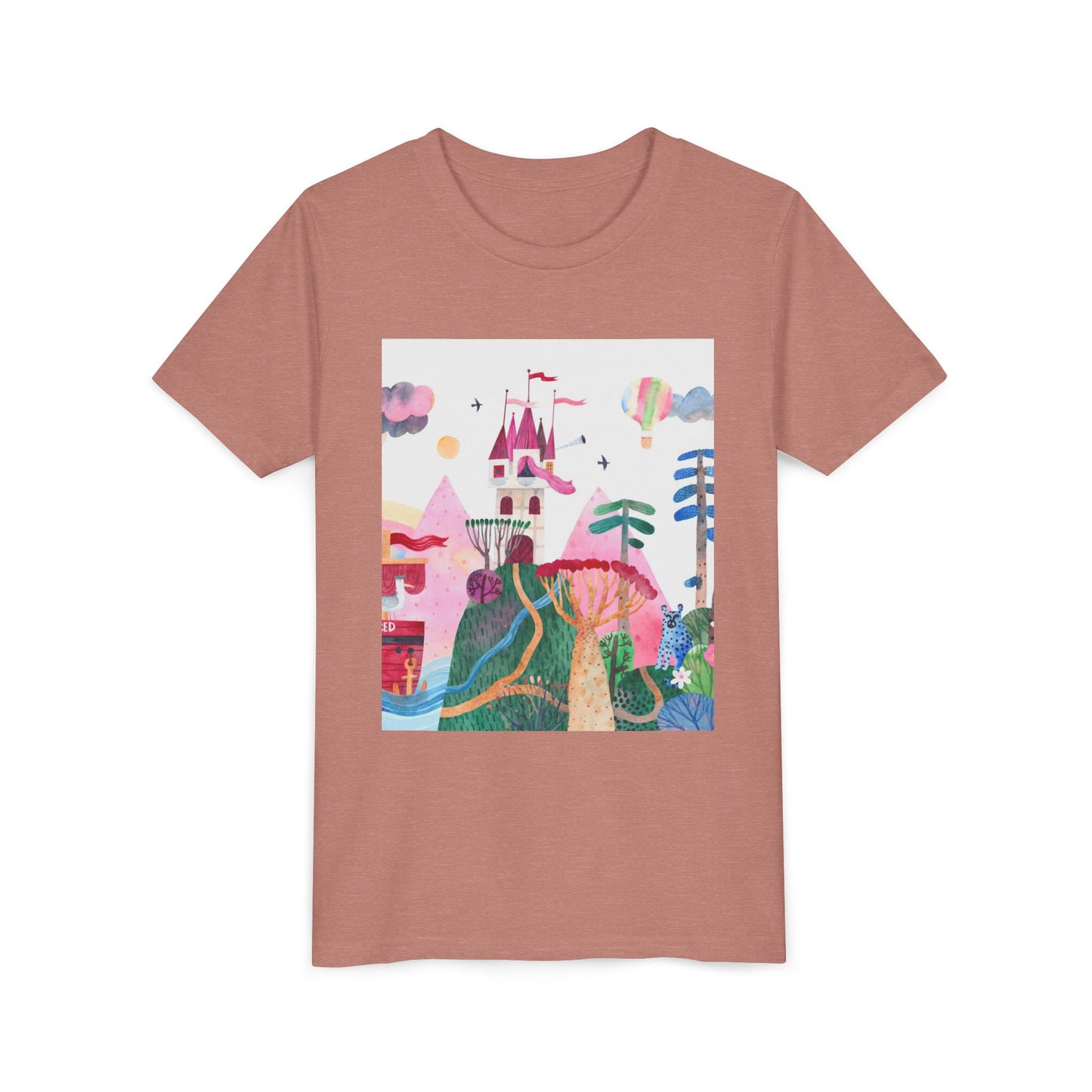 Mermaid Dreams Youth Tee - Cute Short Sleeve T-Shirt for Girls