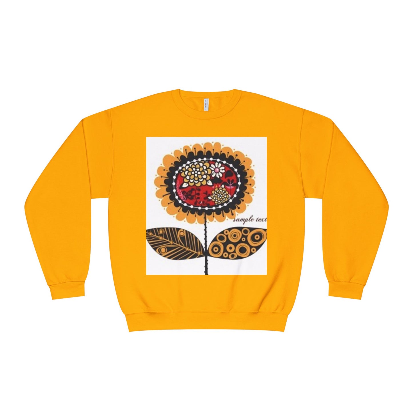 Floral Graphic Sweatshirt - Cozy Unisex Crewneck for All Occasions