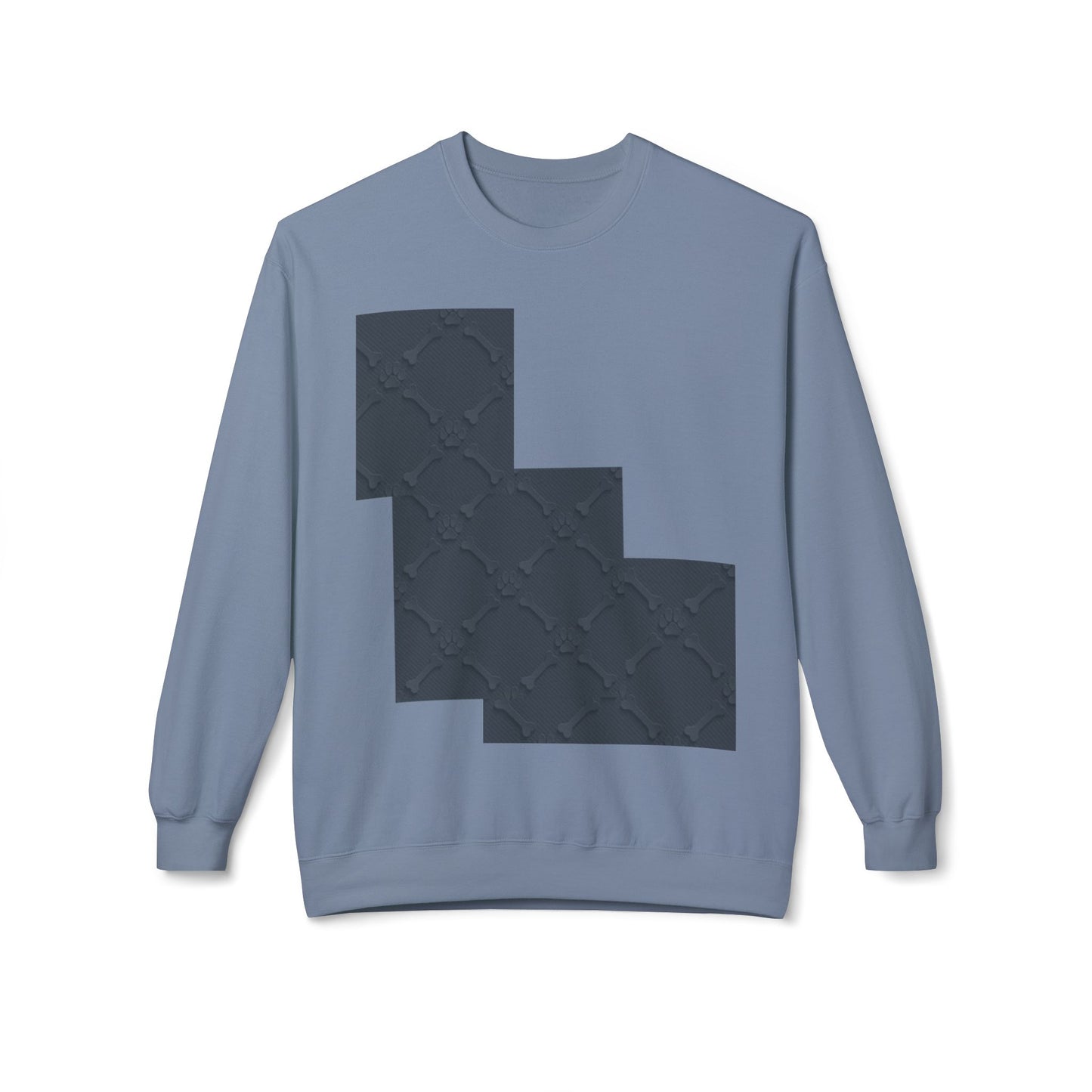 Minimalist Pet-Themed Crewneck Sweatshirt for Animal Lovers