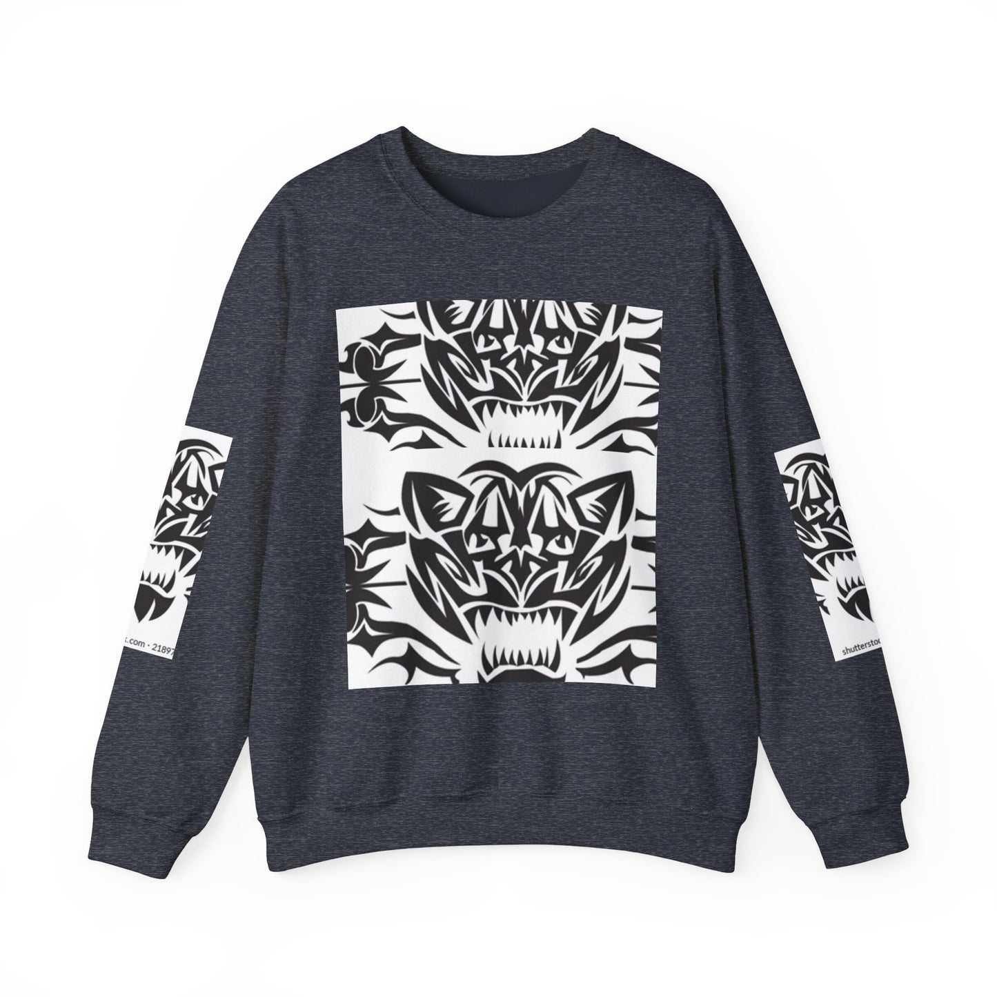 Bold Tiger Graphic Unisex Sweatshirt - Fierce Animal Design