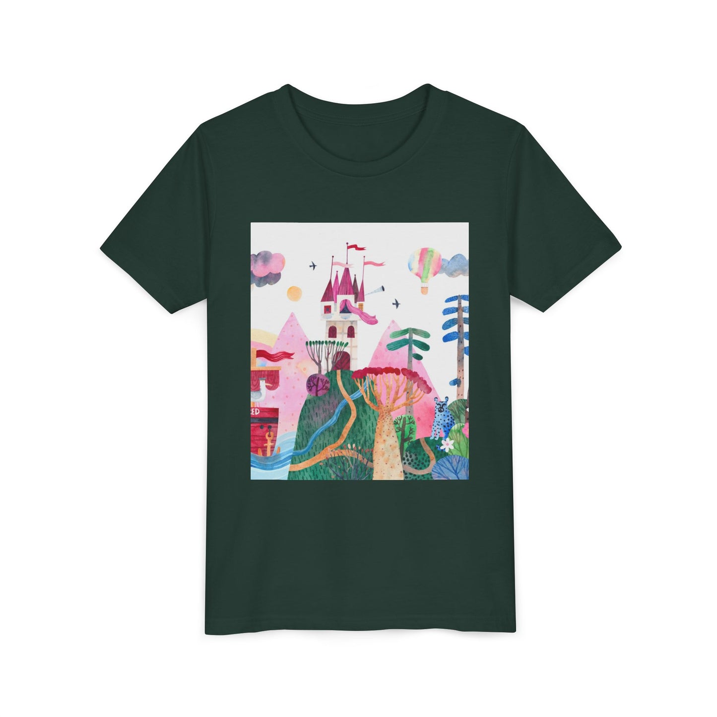 Mermaid Dreams Youth Tee - Cute Short Sleeve T-Shirt for Girls
