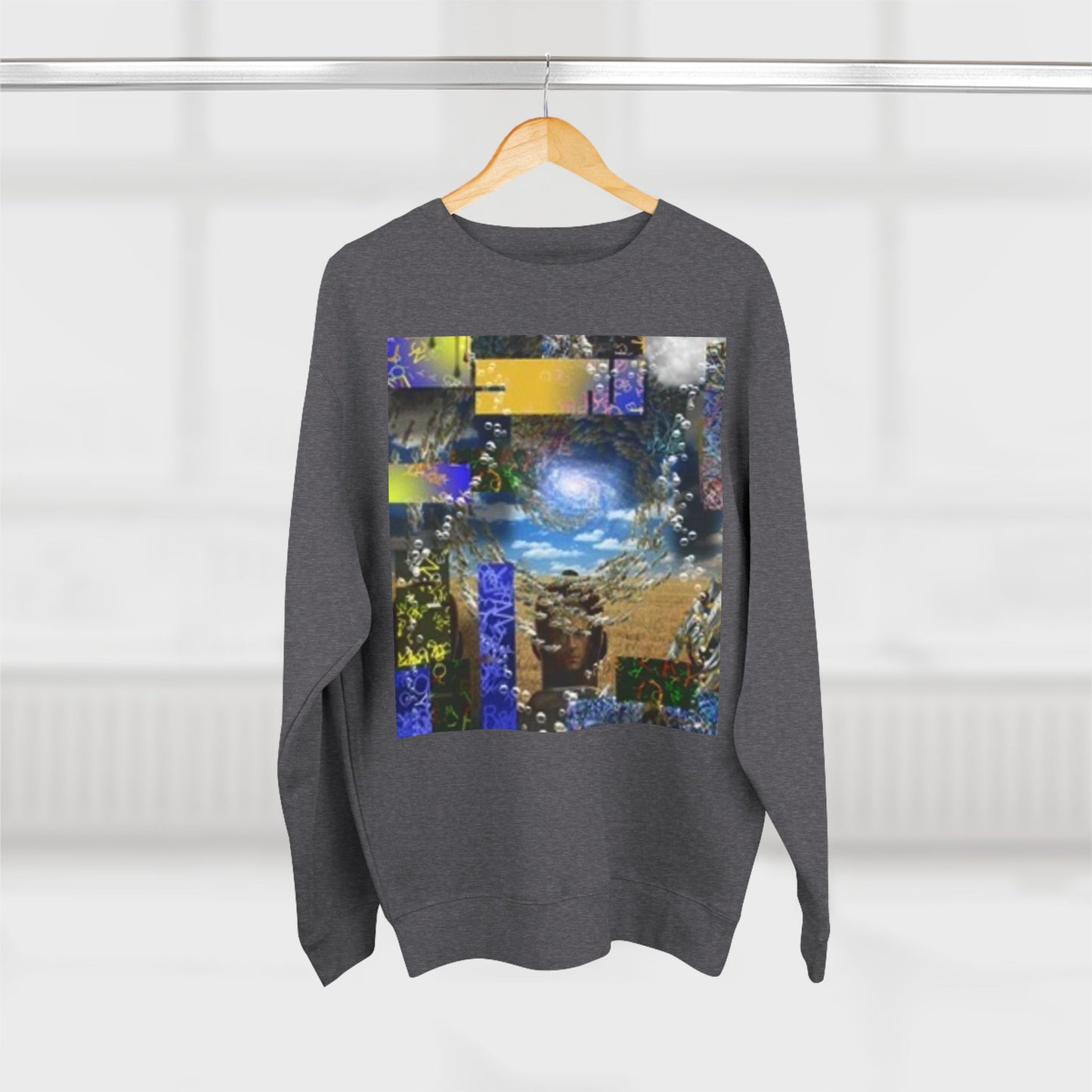 Cosmic Adventure Unisex Crewneck Sweatshirt - Unique Art Print