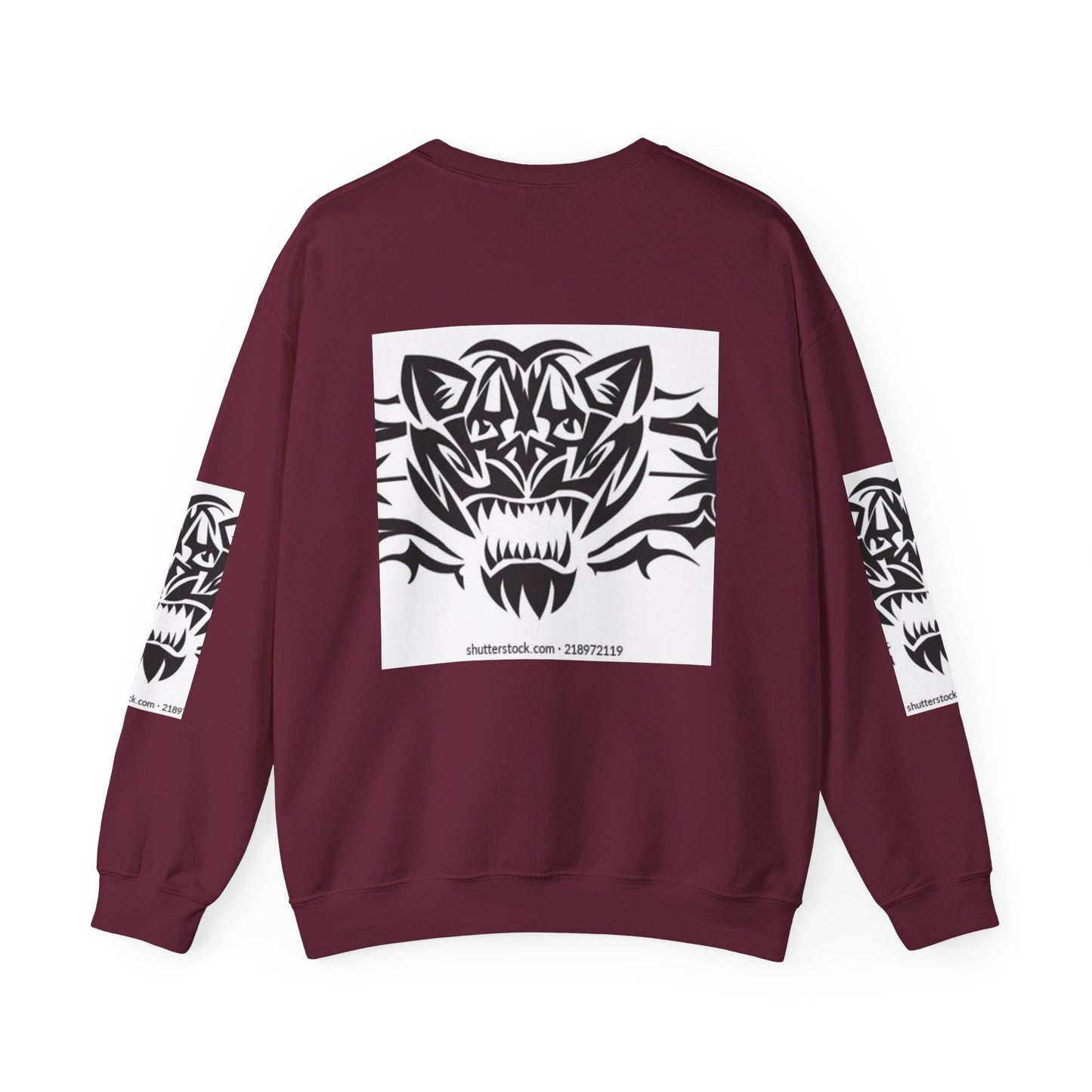 Bold Tiger Graphic Unisex Sweatshirt - Fierce Animal Design