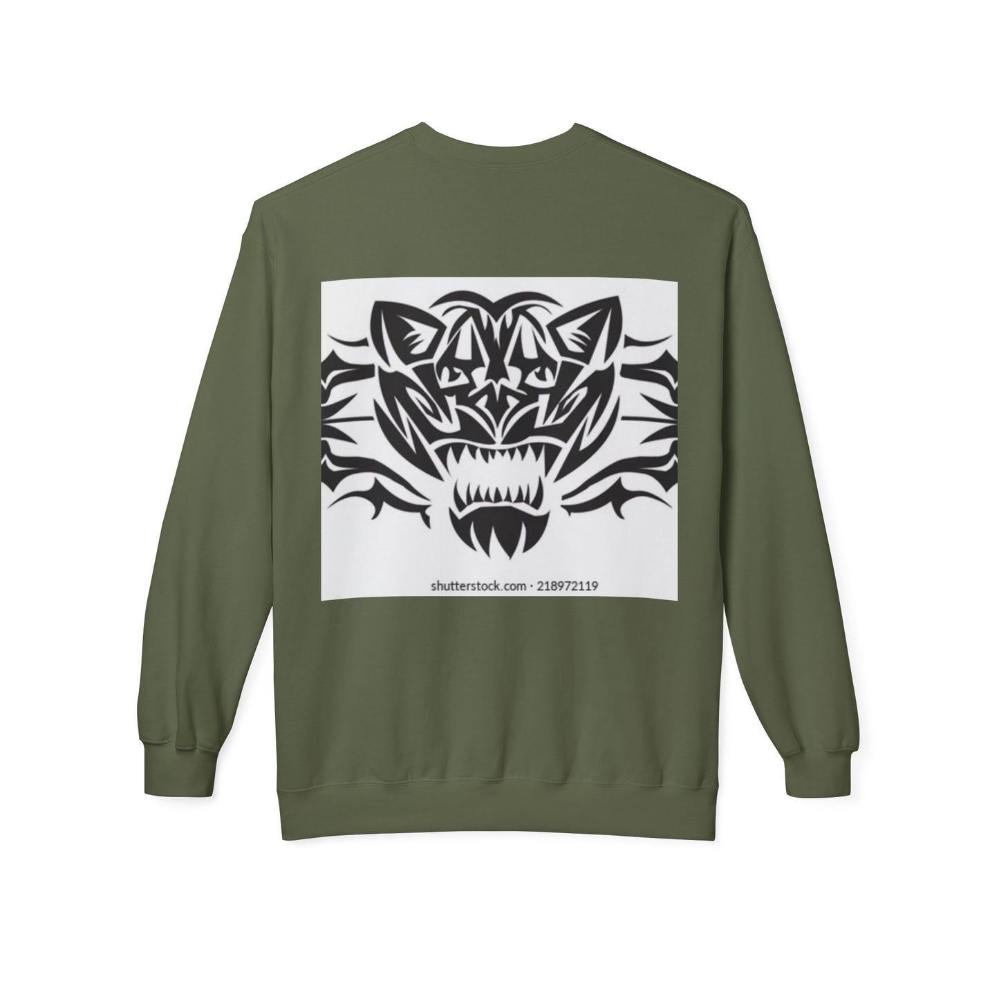 Fierce Tiger Graphic Sweatshirt for Nature Lovers