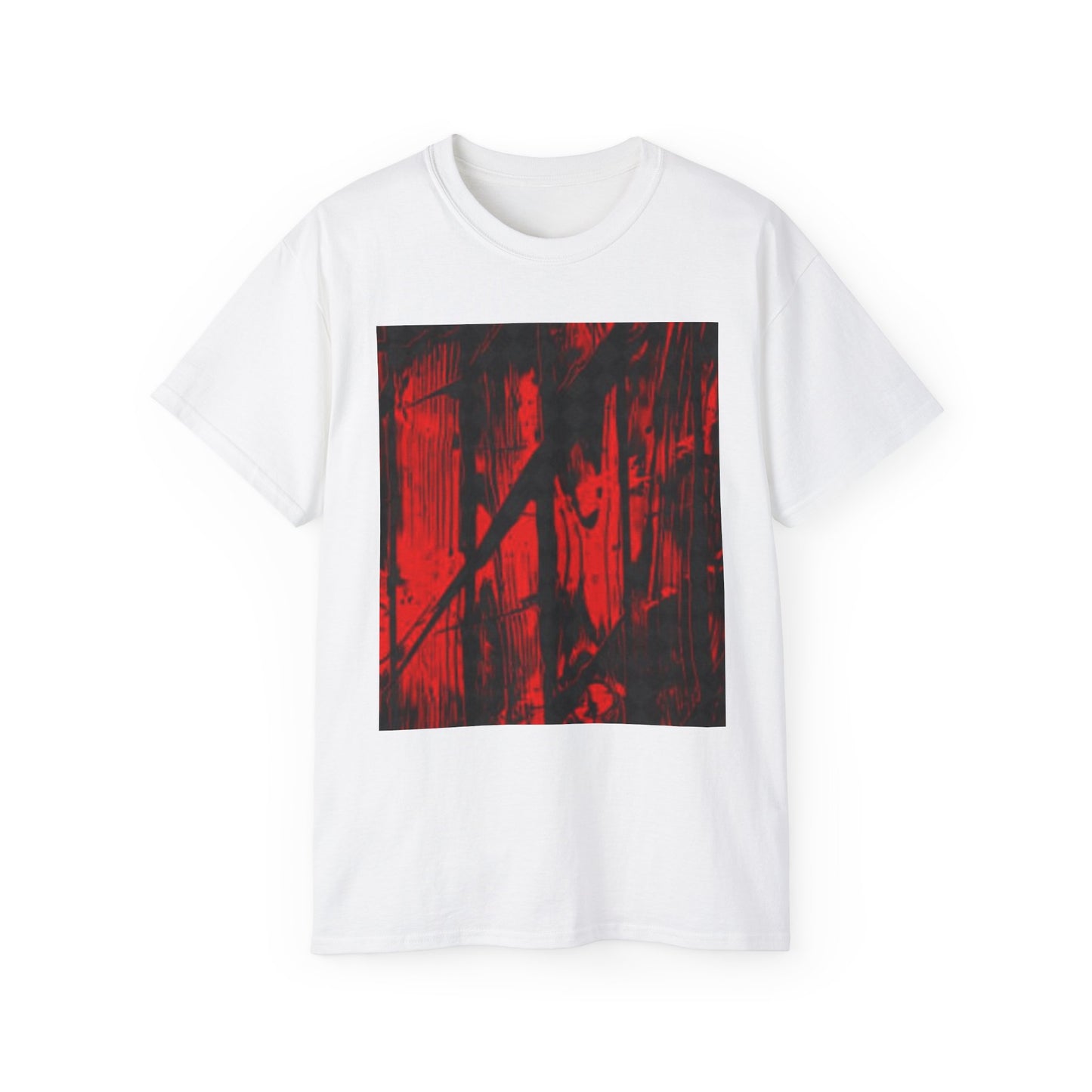 Bold Abstract Red Graphic Tee - Unisex Ultra Cotton Shirt