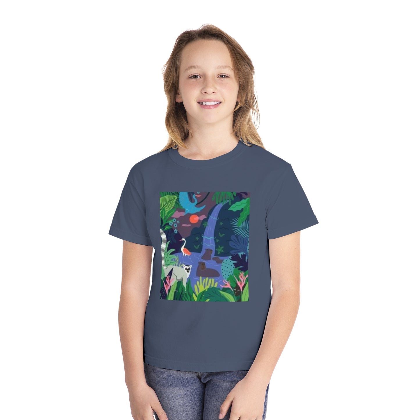 Colorful Jungle Adventure Youth Tee