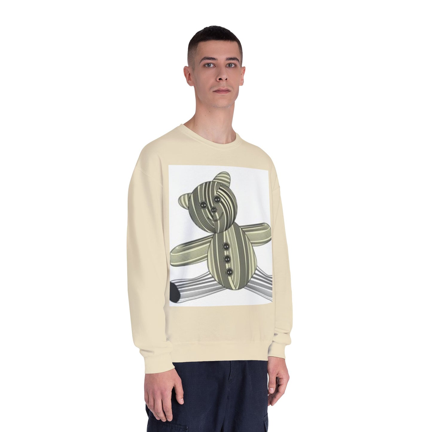 Cozy Teddy Bear Graphic Sweatshirt - Perfect for All Ages