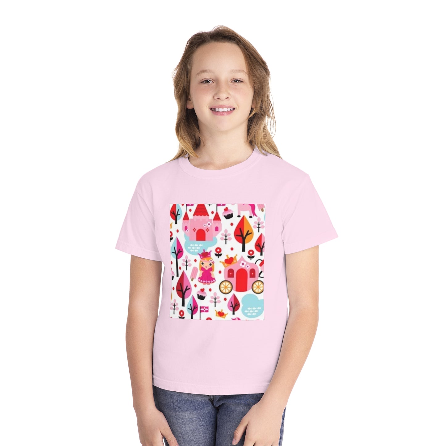 Youth Midweight Tee - Whimsical Fairy Tale Design for Kids