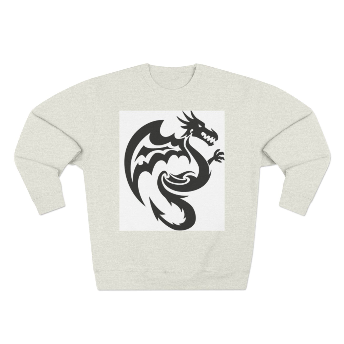 Unisex Dragon Graphic Crewneck Sweatshirt - Stylish & Cozy for Fantasy Lovers