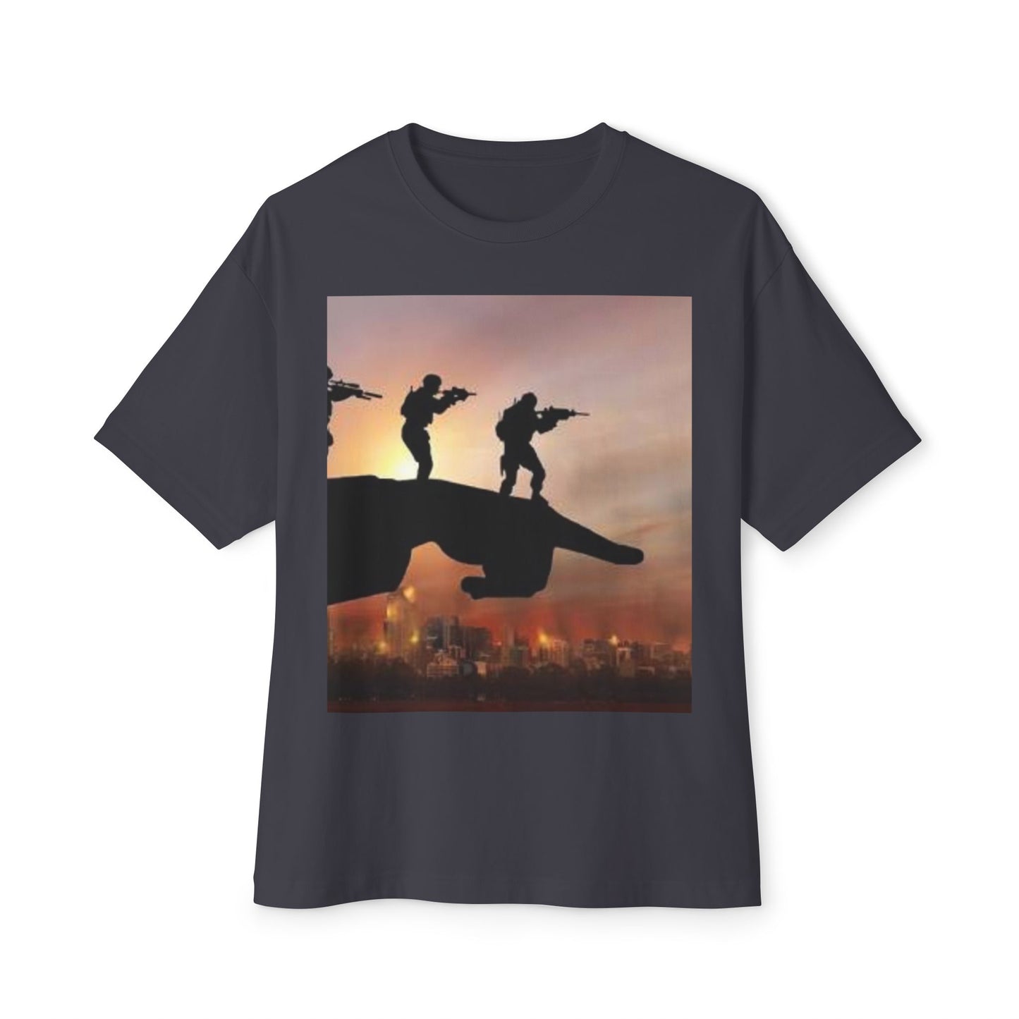 Epic Adventure Unisex Oversized Boxy Tee - Bold Graphic Design