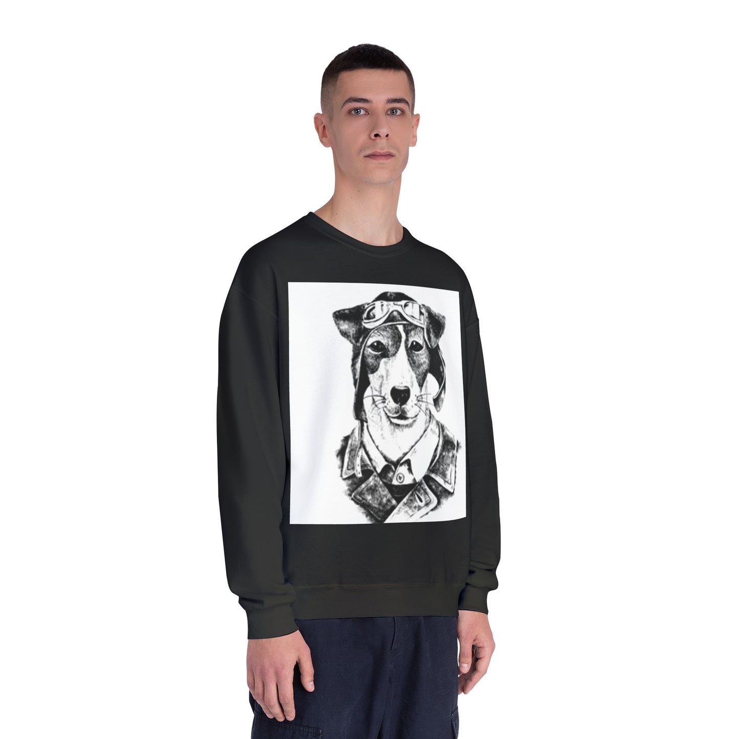 Pilot Dog Unisex Crewneck Sweatshirt - Cozy Pet Lover's Gift