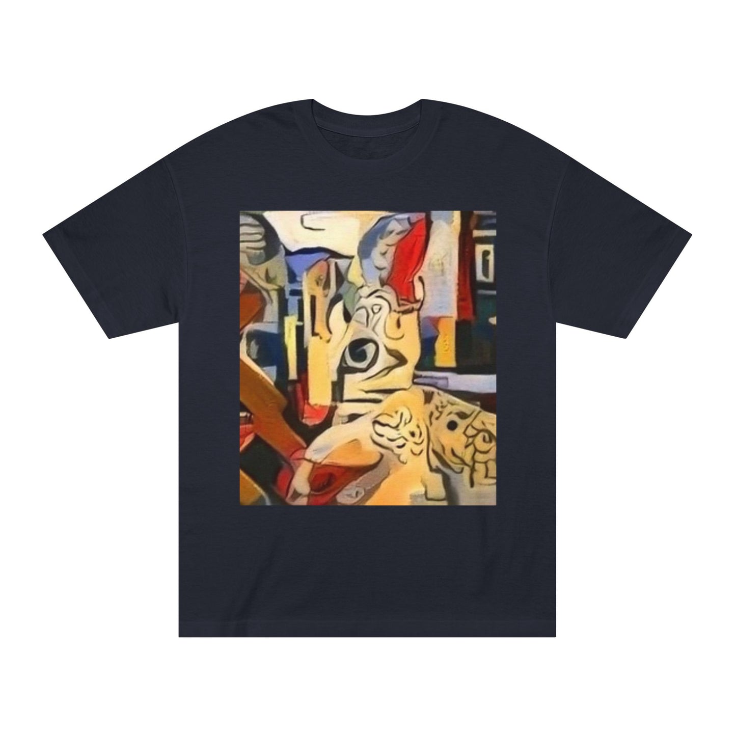 Artistic Unisex Classic Tee - Vibrant Abstract Design