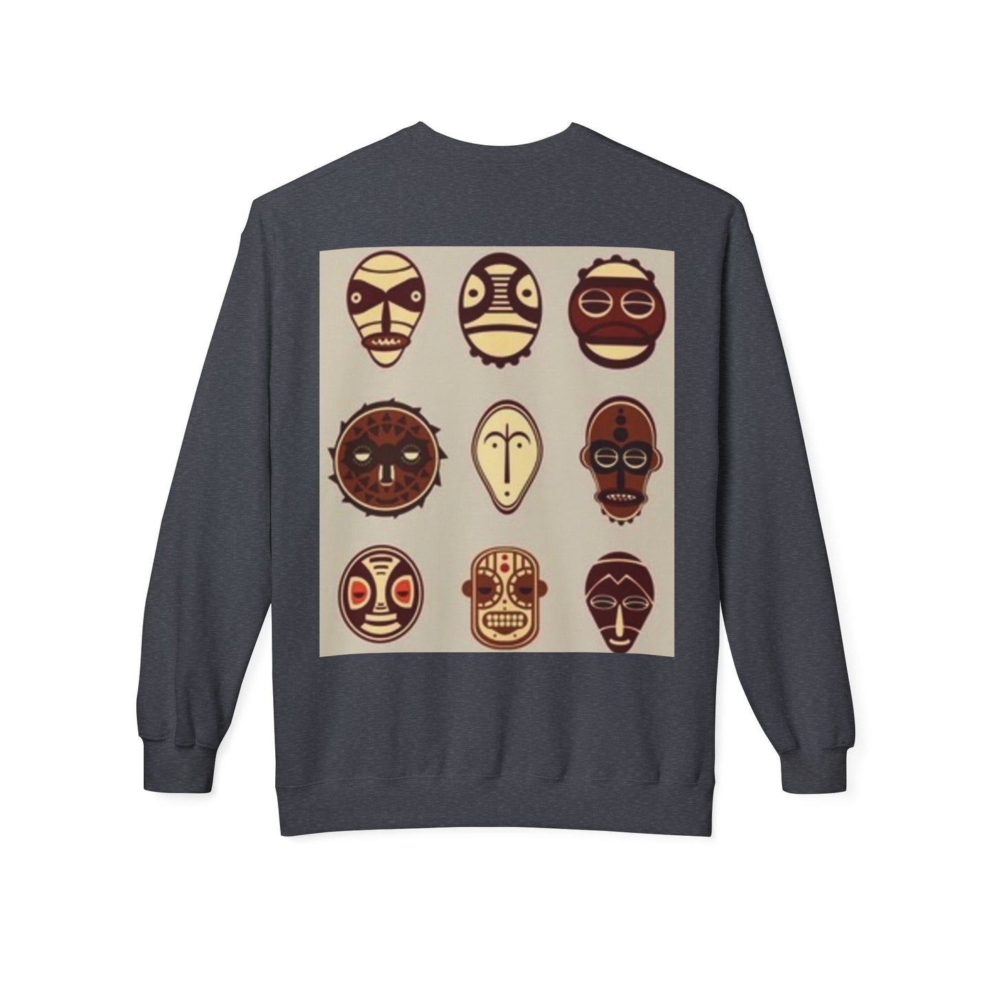 Artistic Horse Illustration Fleece Crewneck Sweatshirt - Unisex