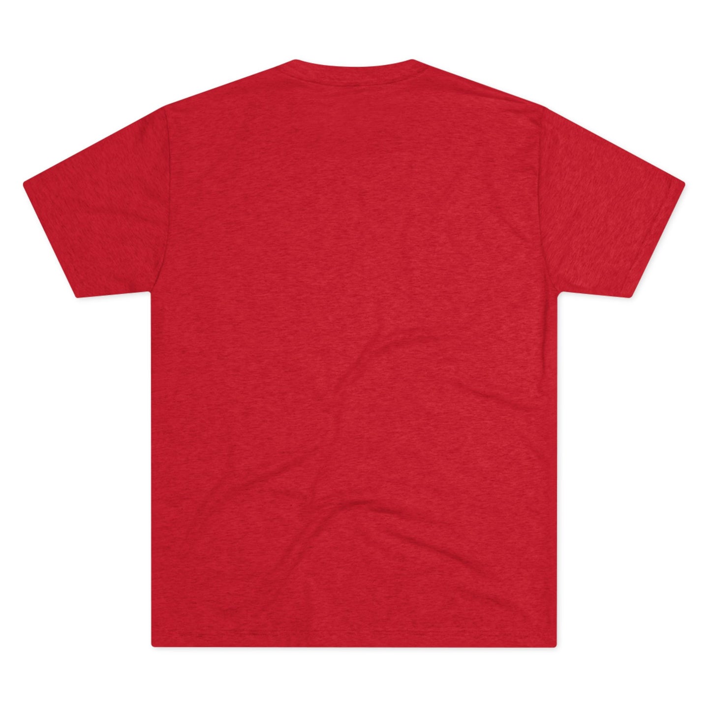 Bold Graphic Unisex Tri-Blend Crew Tee - Edgy Cracked Wall Design