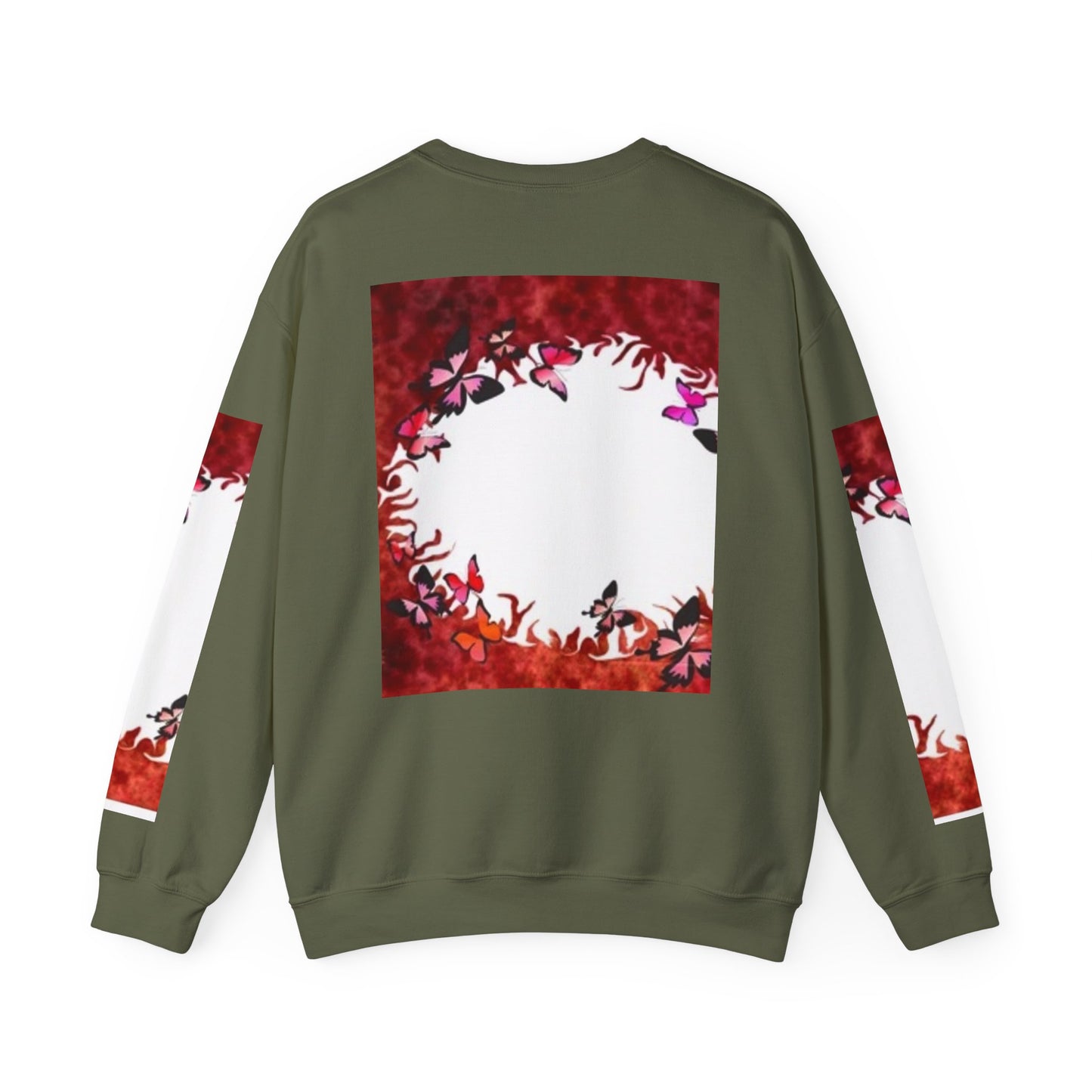 Floral Nature Crewneck Sweatshirt - Cozy Unisex Pullover for Nature Lovers