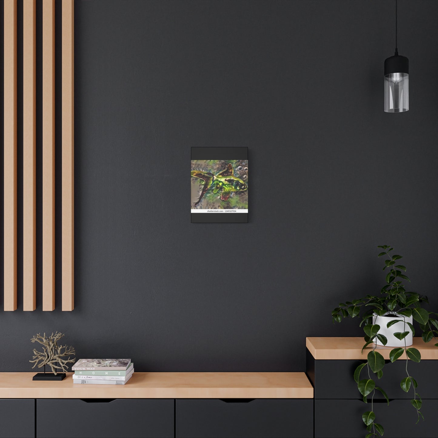 Abstract Nature Canvas Art - Stretched Matte Wall Decor
