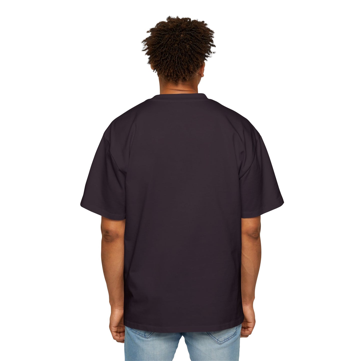 Whimsical Rabbit Oversized Tee for Men - Fantasy Art Shirt